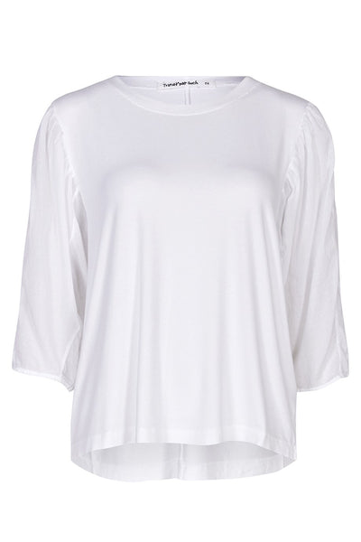 Transit Contrast Tee - White