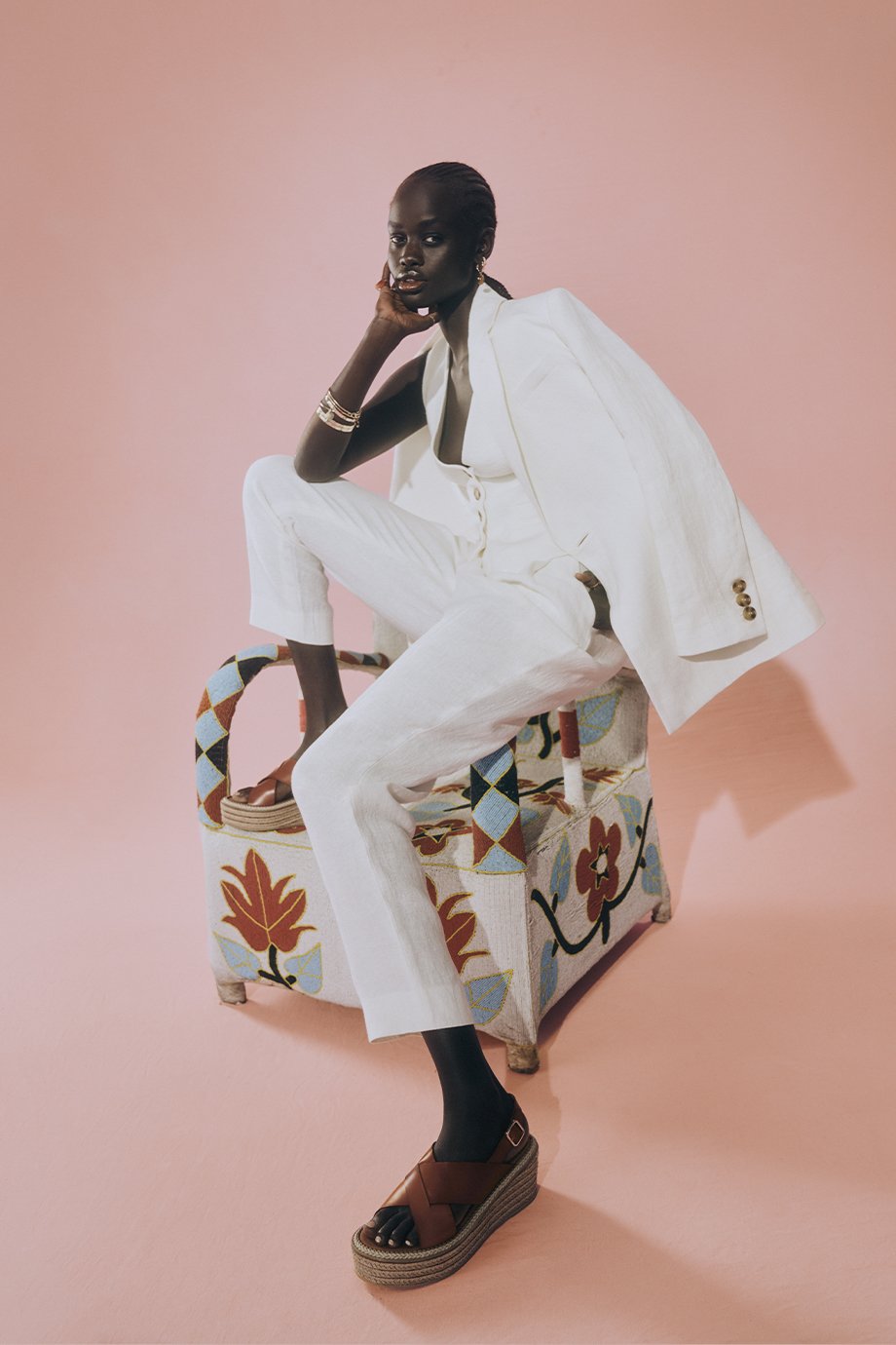 Husk Kali Pant - White (Off White)