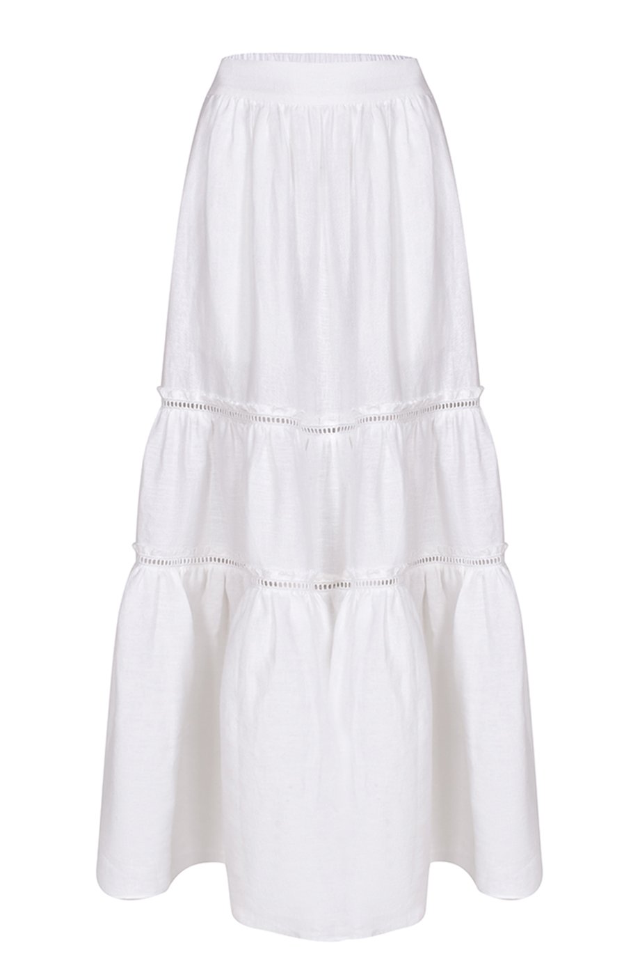Husk Coral Skirt - White