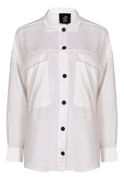 Thom Krom Shirt Jacket - White