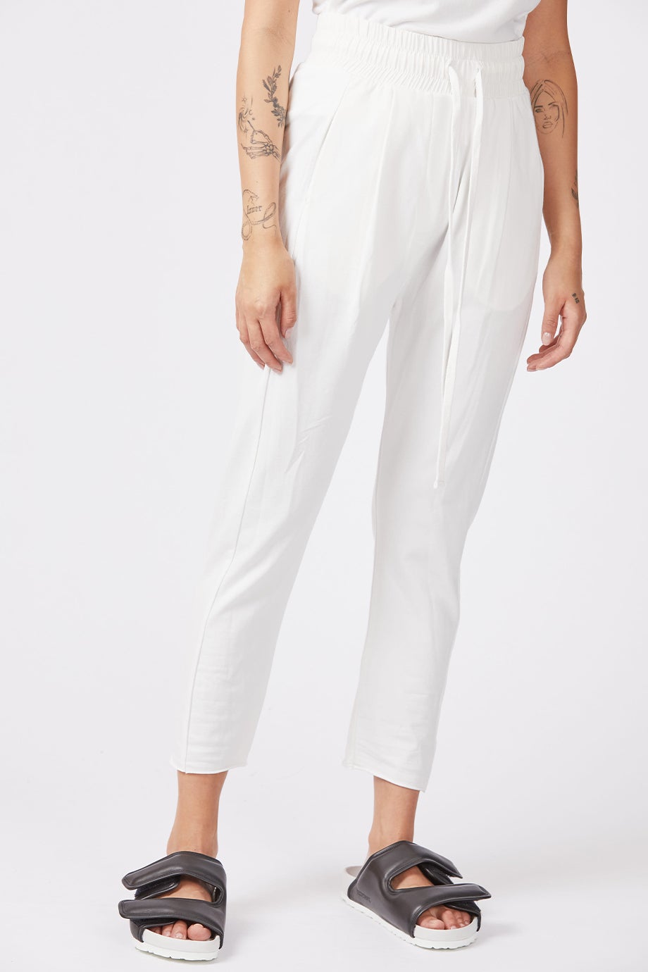 Thom Krom Crop Pant - White