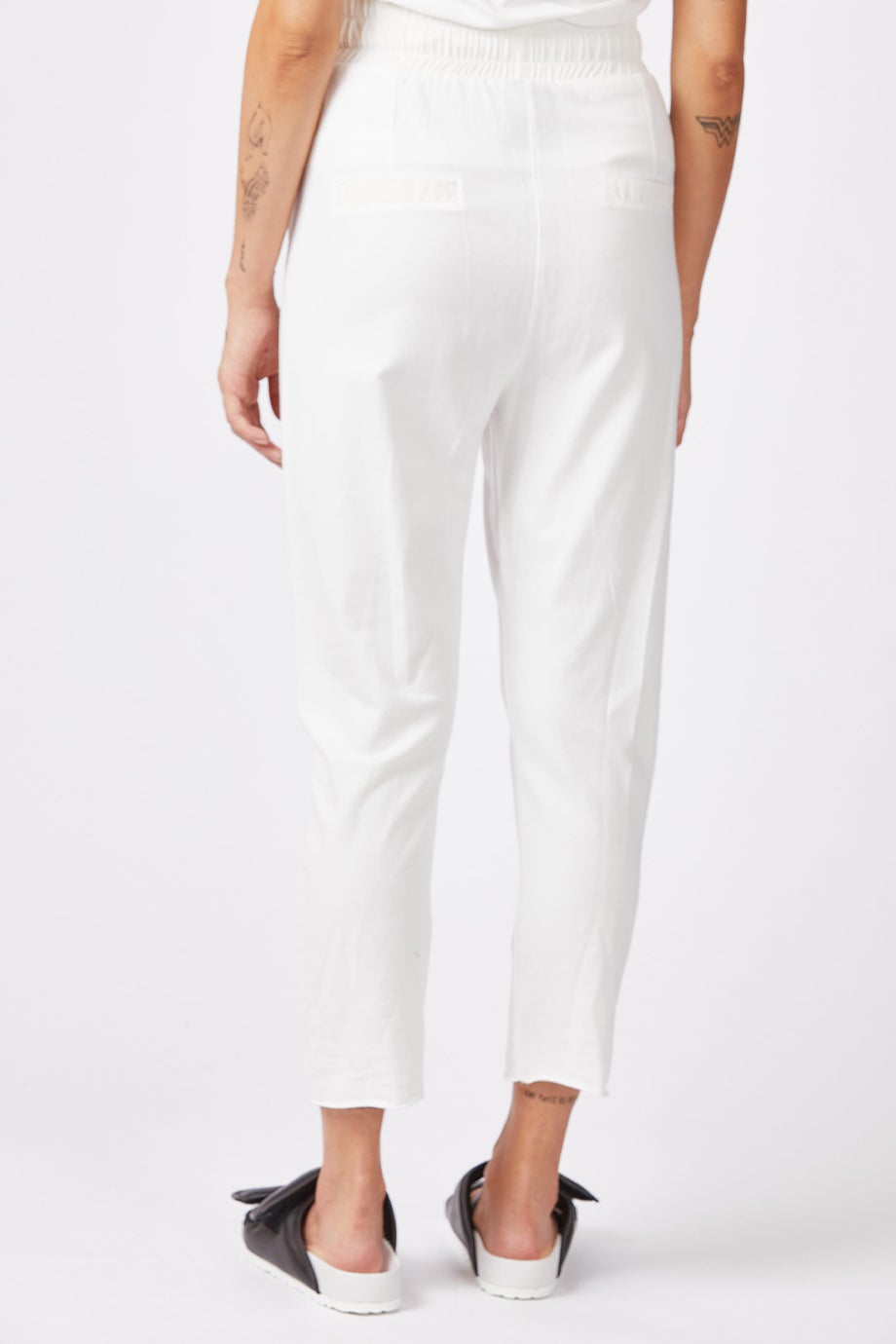 Thom Krom Crop Pant - White