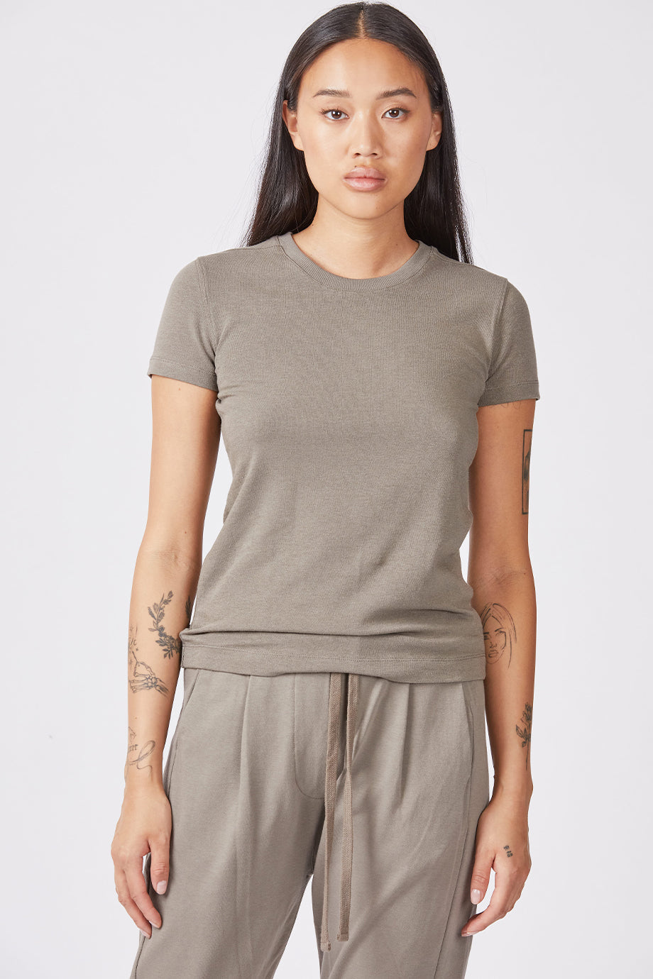 Thom Krom Slim Tee - Ash