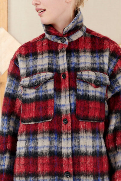Munthe Nori Coat - Red