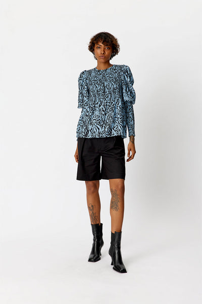 Gestuz Moriana Blouse - Blue Black