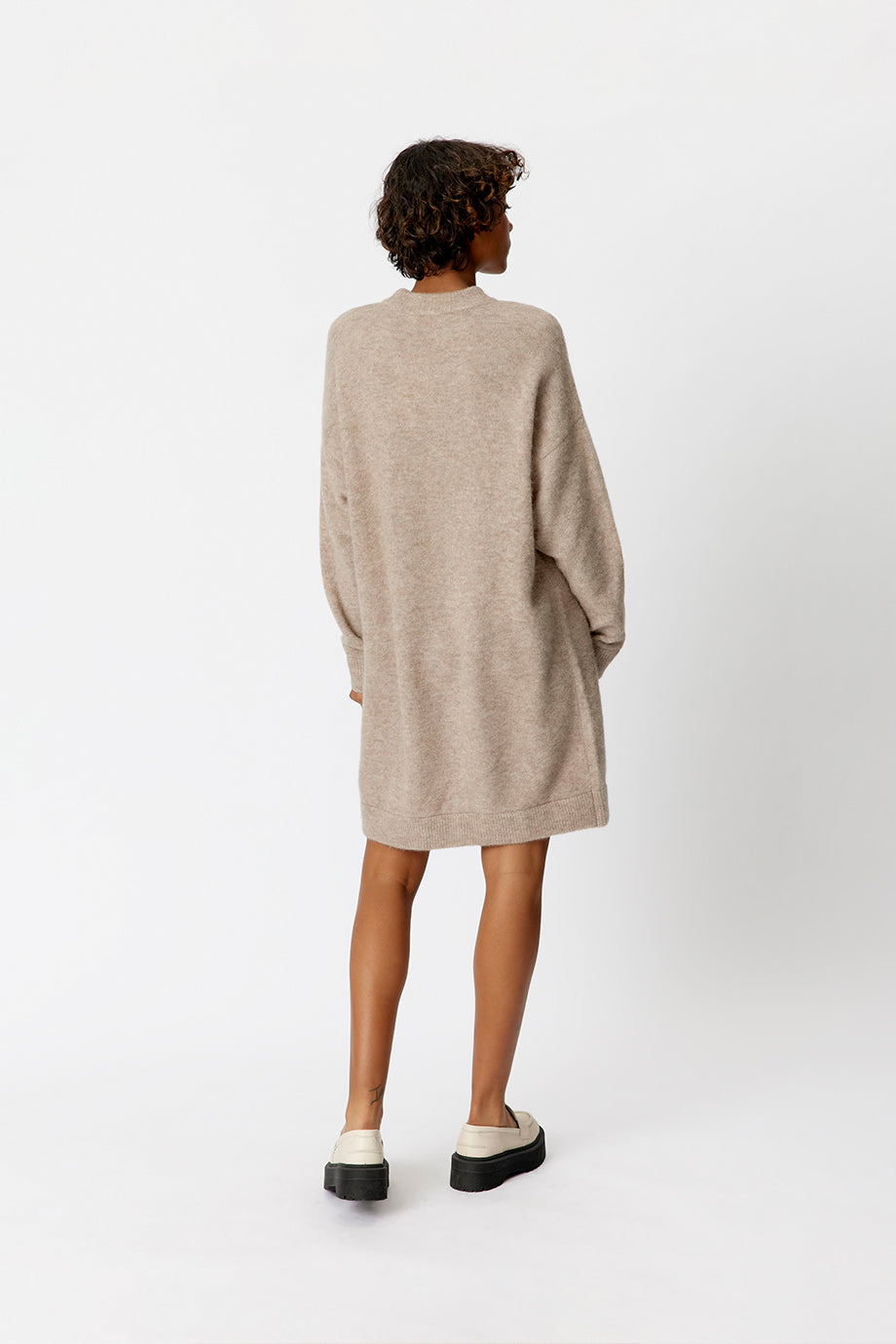 Gestuz Long Pullover - Sand