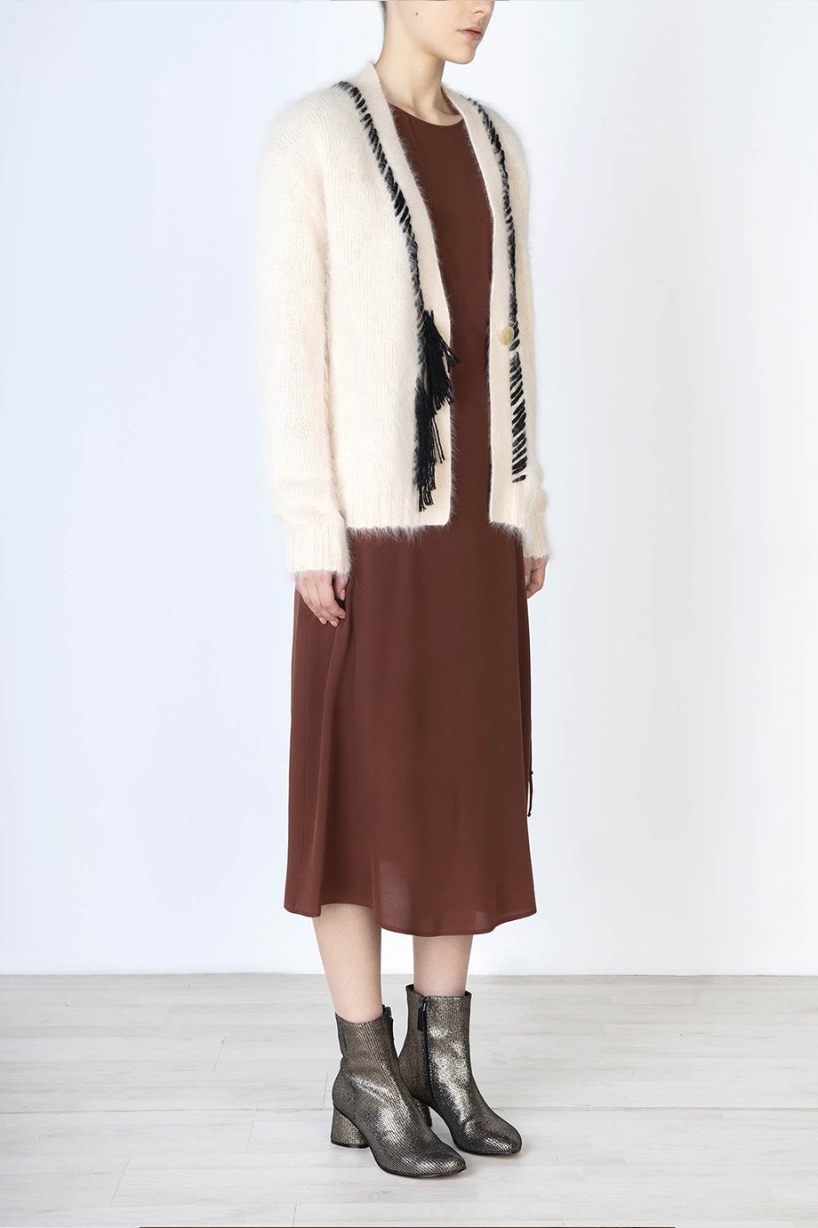 Alysi Cream Cardigan - Cream