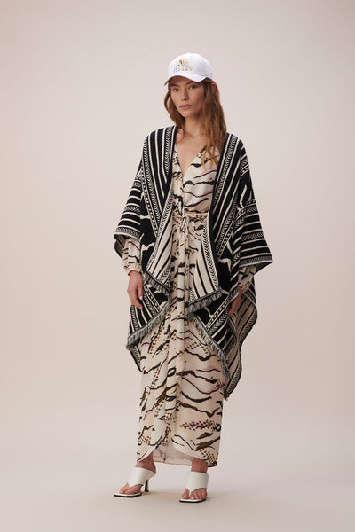 Lala Berlin Jean Poncho - Print
