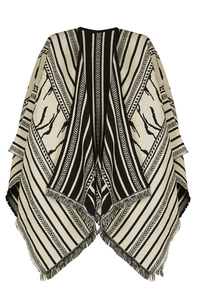 Lala Berlin Jean Poncho - Print