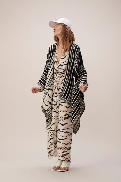 Lala Berlin Jean Poncho - Print