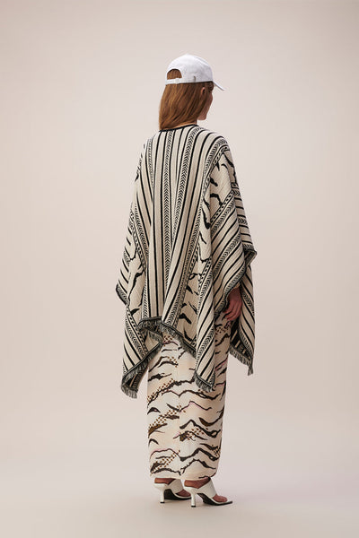 Lala Berlin Jean Poncho - Print
