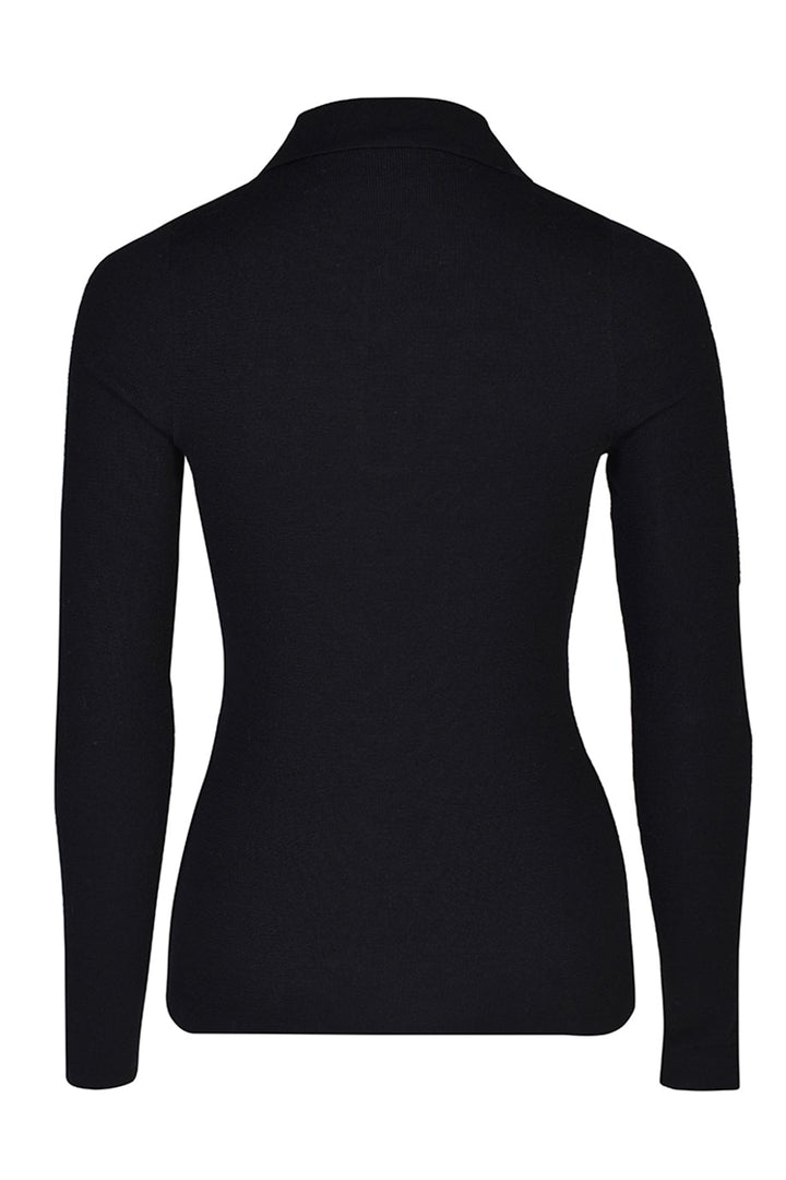 Husk POLO KNIT - Black