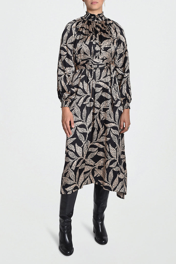 Husk FOSSIL DRESS - Print