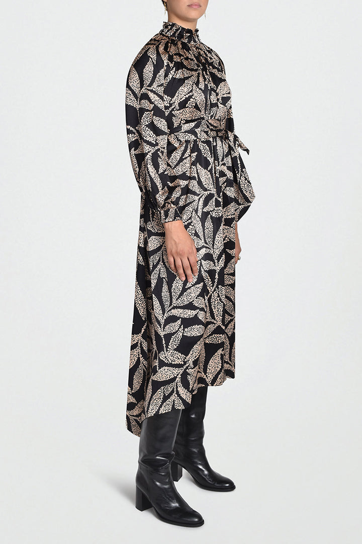 Husk FOSSIL DRESS - Print