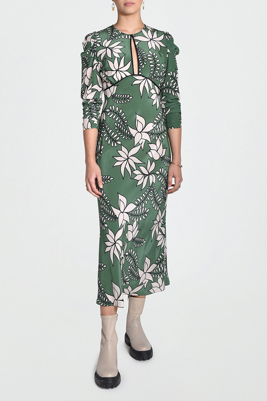 Husk MOSS DRESS - Print