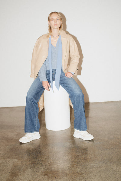 Husk REVIVAL TRENCH - Taupe