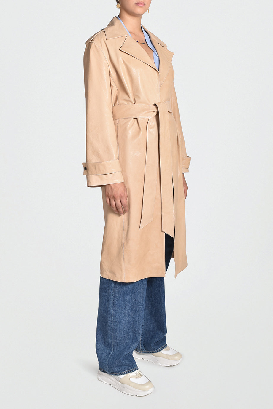 Husk REVIVAL TRENCH - Taupe