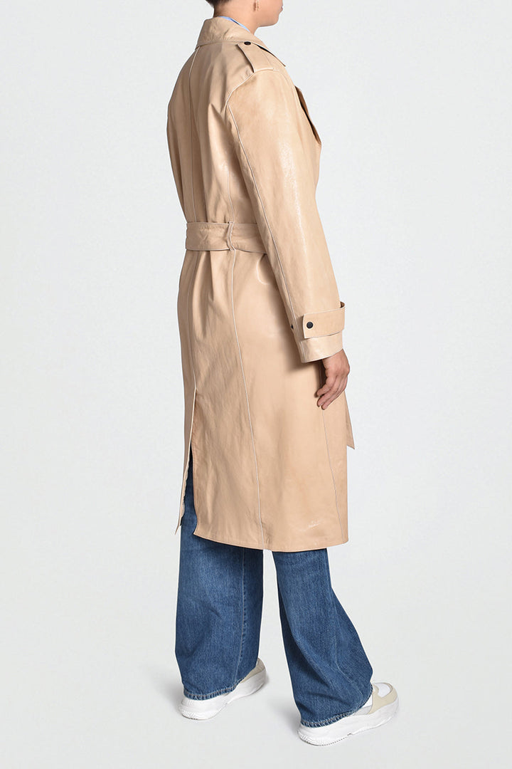 Husk REVIVAL TRENCH - Taupe