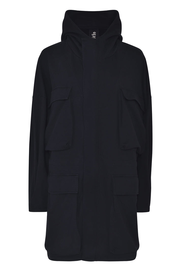 Thom Krom Hooded Parka - Black