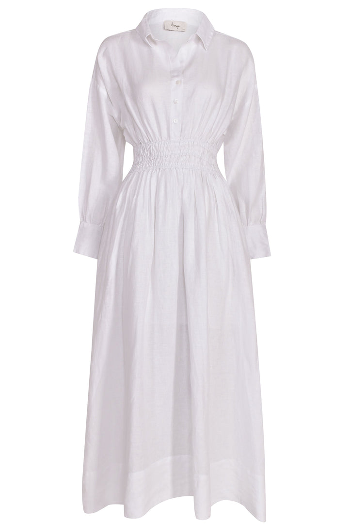 Kinney                                   Emma Dress - White