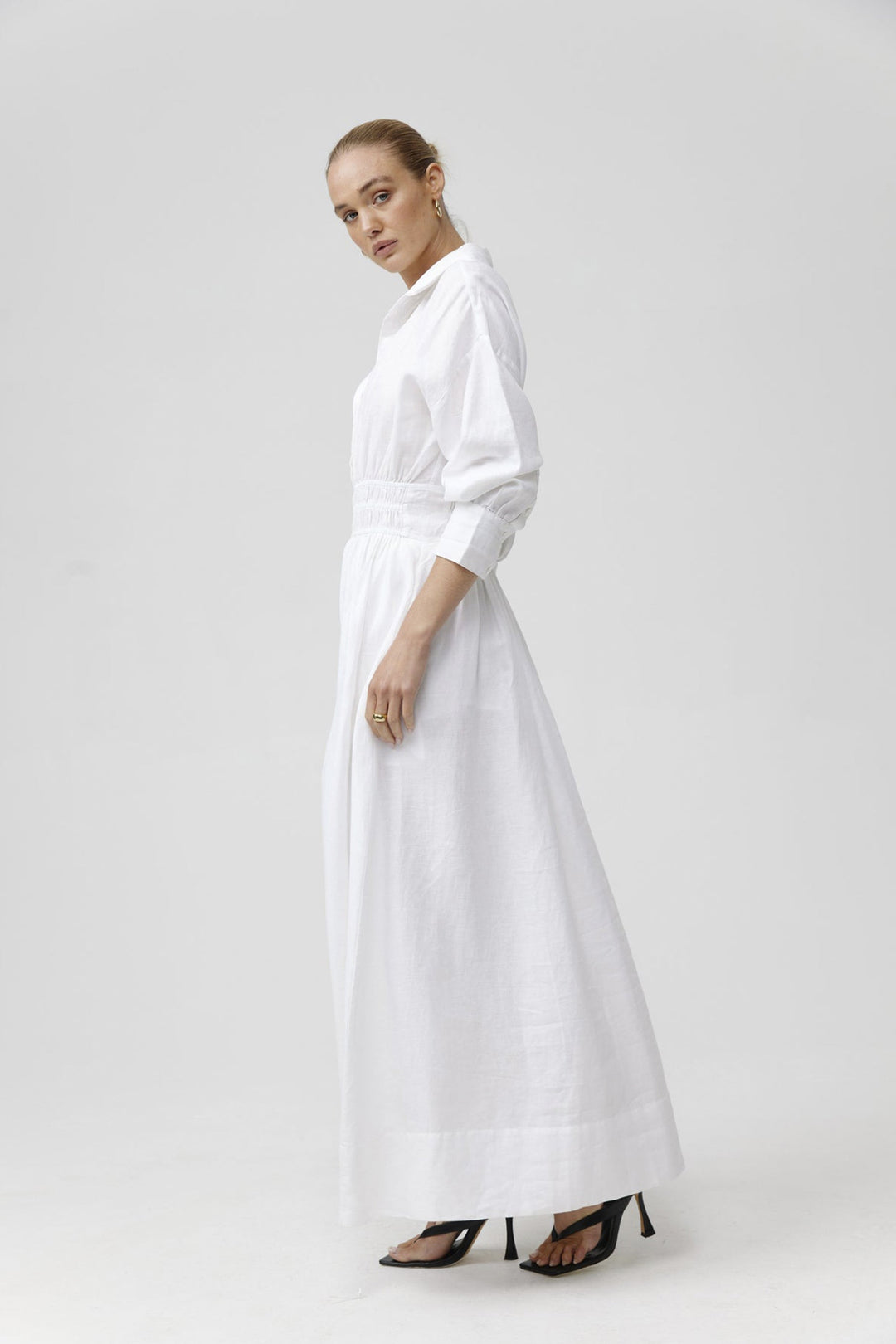 Kinney                                   Emma Dress - White