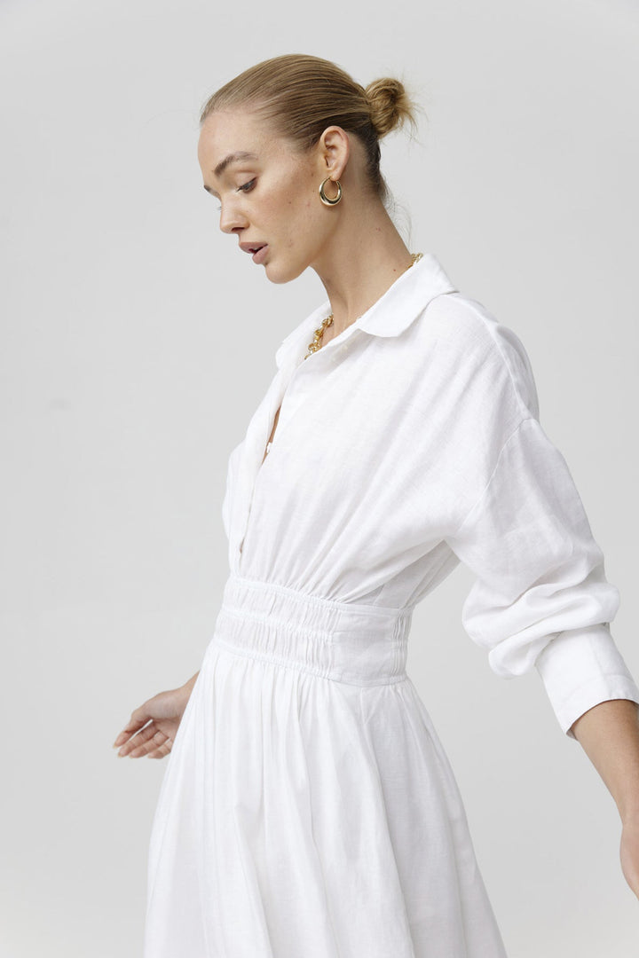 Kinney                                   Emma Dress - White