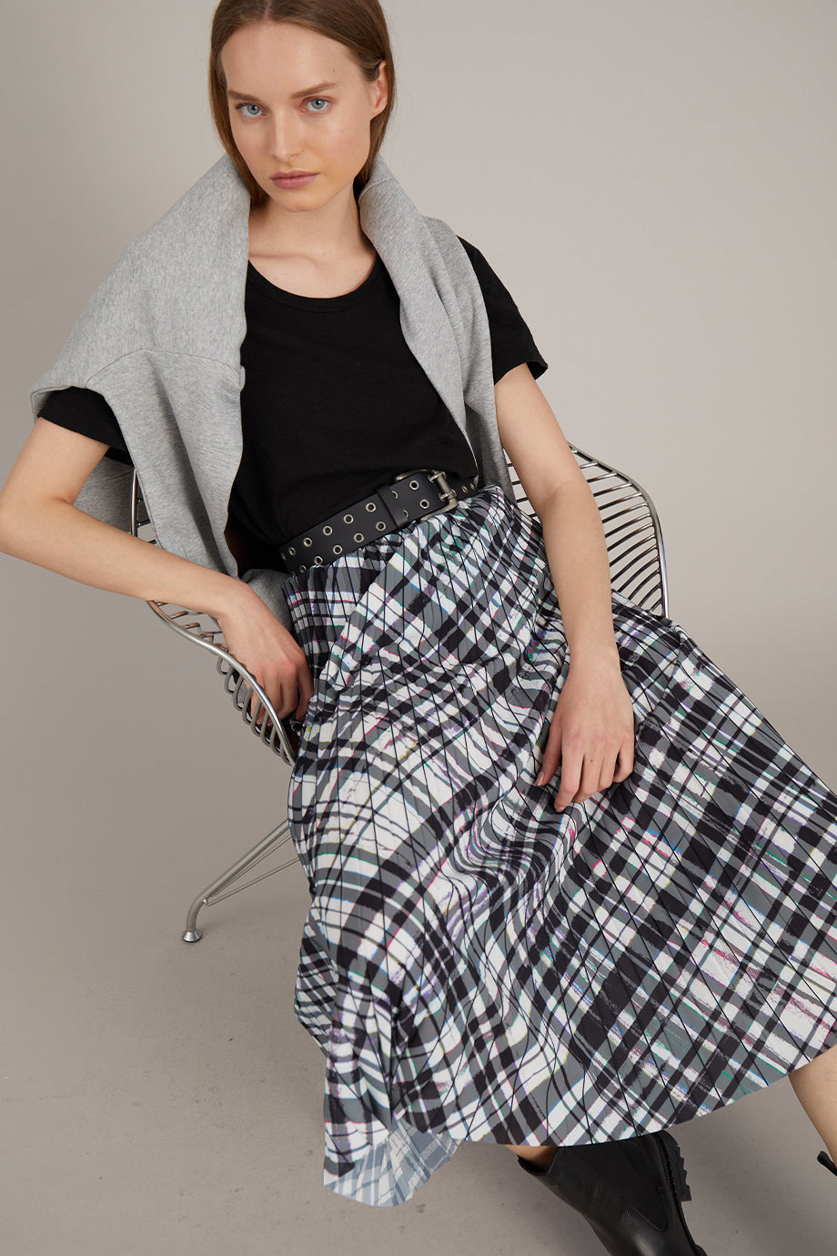 Munthe Volume Skirt - Granite