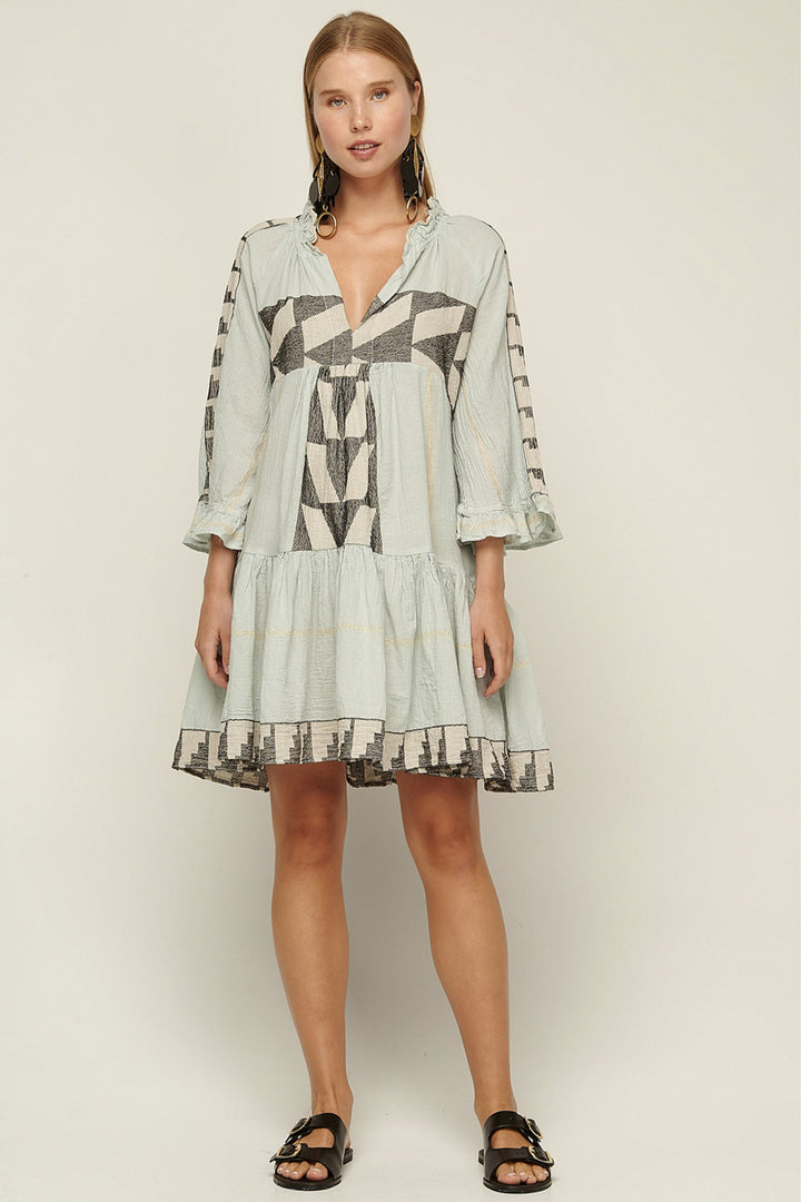 Pearl & Caviar Zakar Dress - Sky