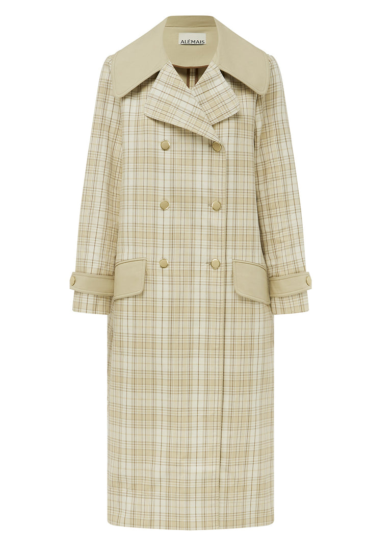 Alemais Cassidy Coat - Check