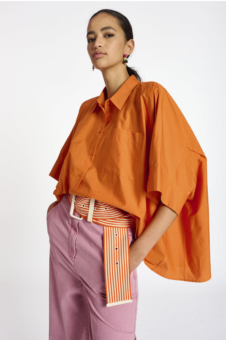 Essentiel Antwerp Bumbly Top - Orange