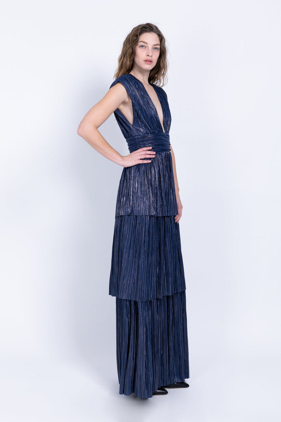 Sabina Musayev Judith Dress - Blue