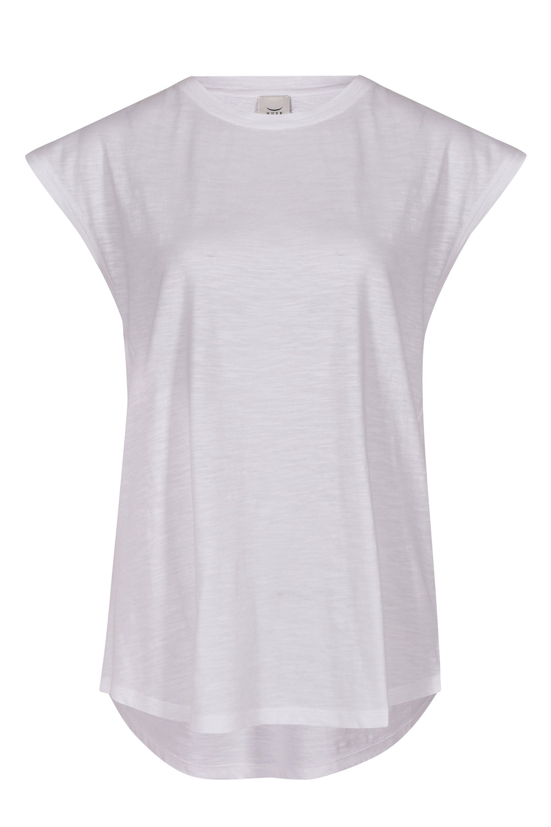 Husk MUSCLE TEE - White