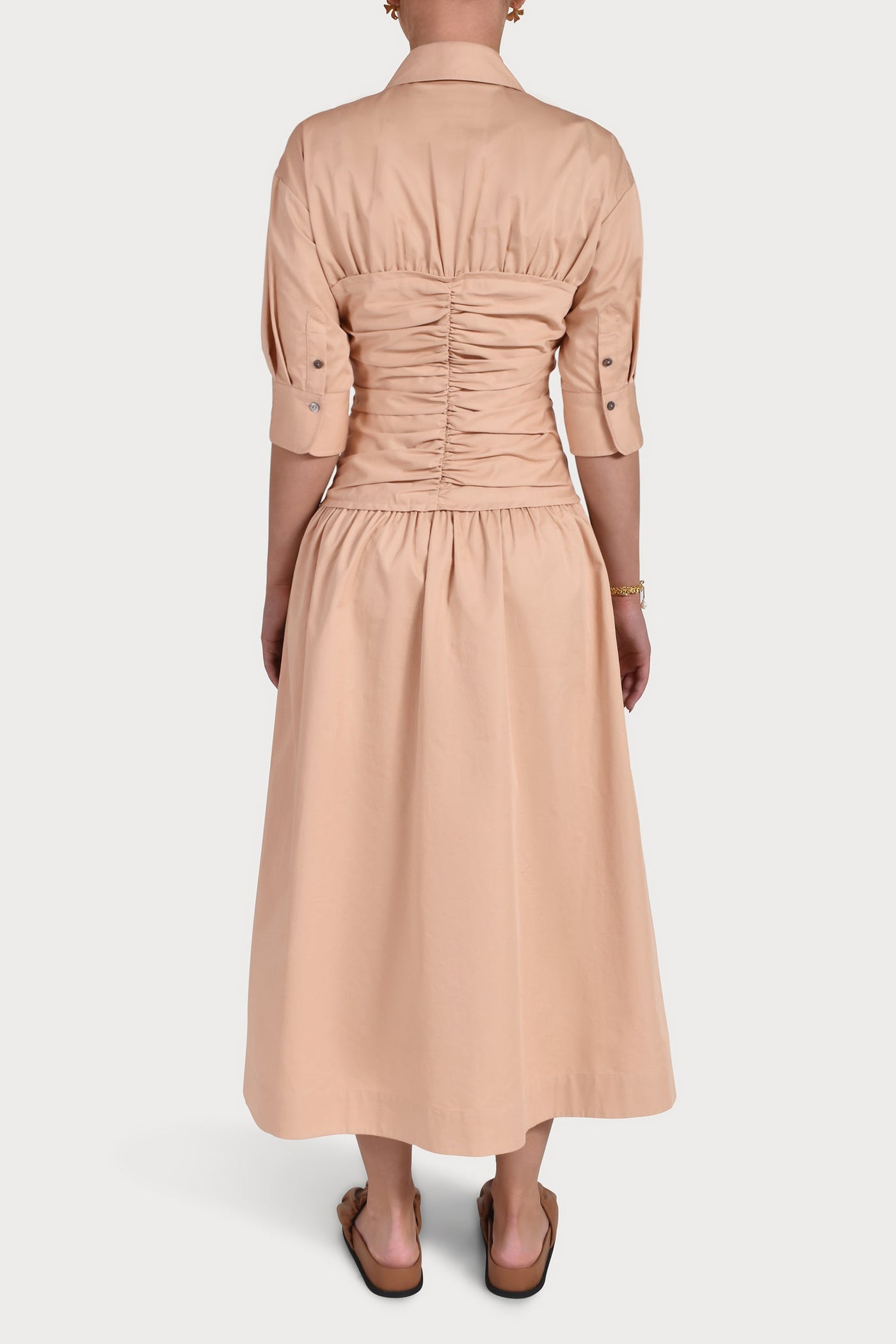 Husk GABRIELLE DRESS - Camel