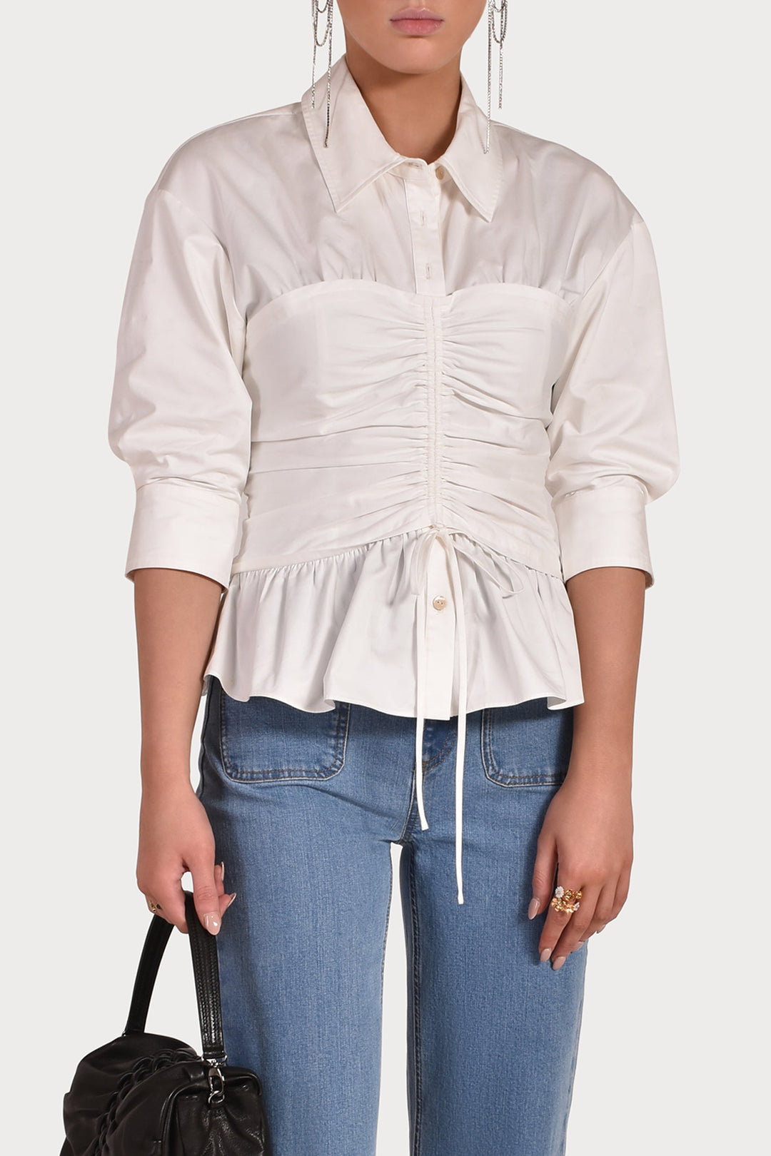 Husk GABRIELLE TOP - White