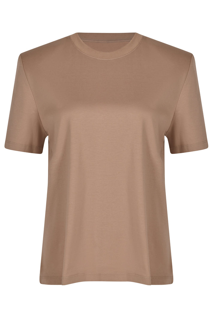 Husk AUDREY TEE - Camel