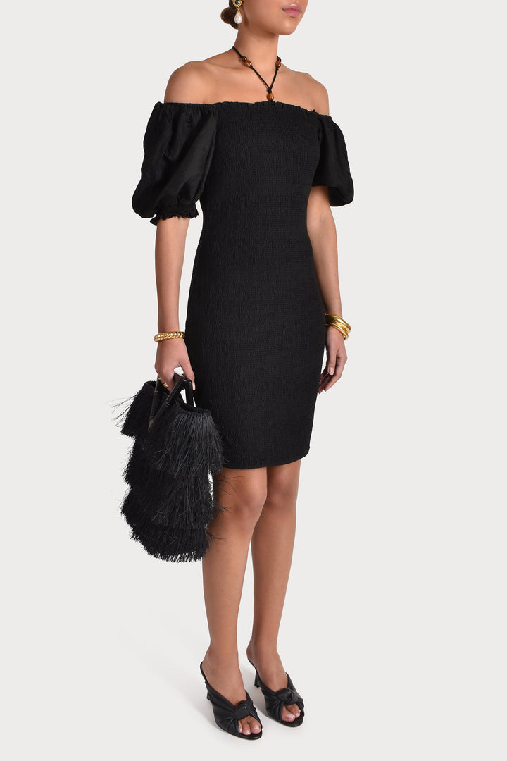 Husk VILLA DRESS - Black