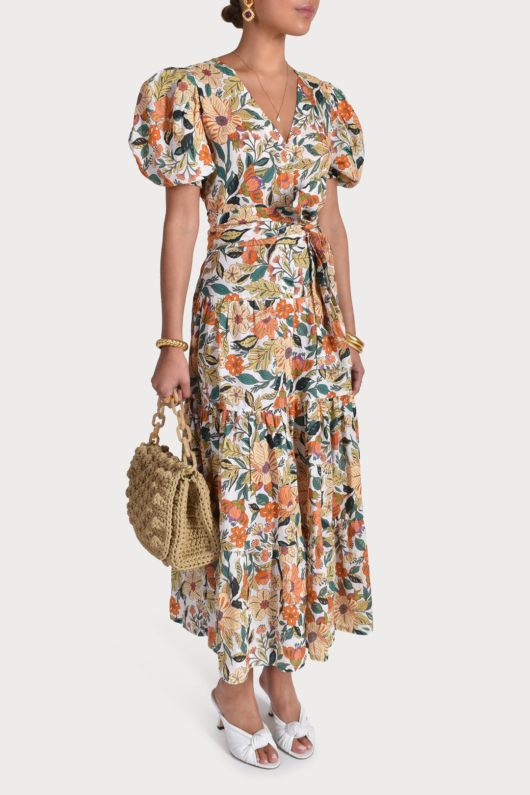 Husk DELPHI DRESS - Floral