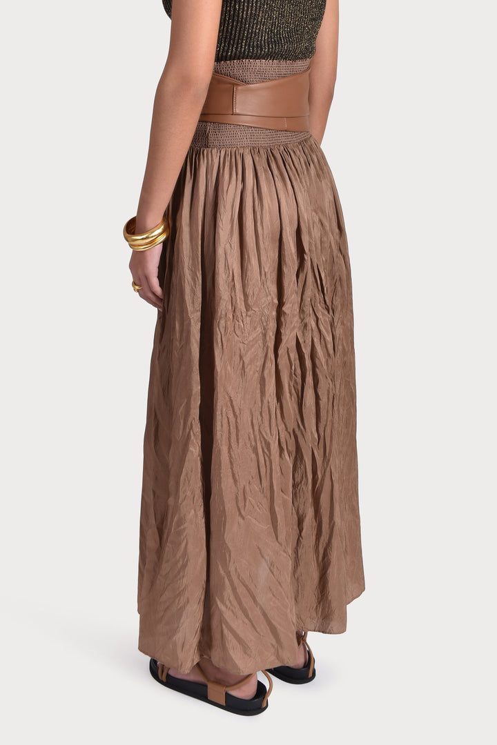 Husk ATLAS SKIRT - Taupe