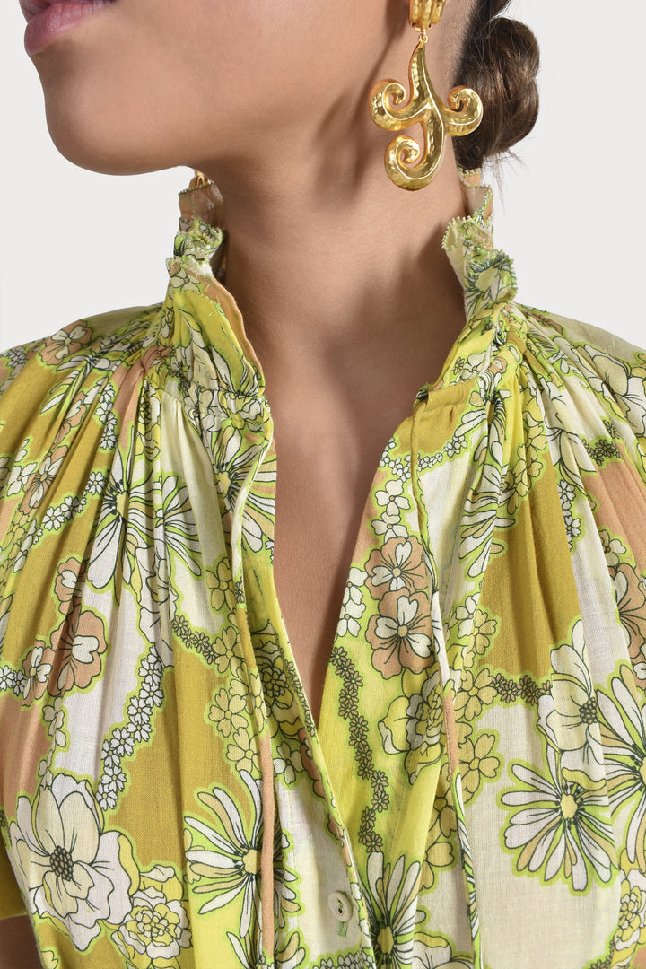 Husk OLYMPIA KAFTAN - Print