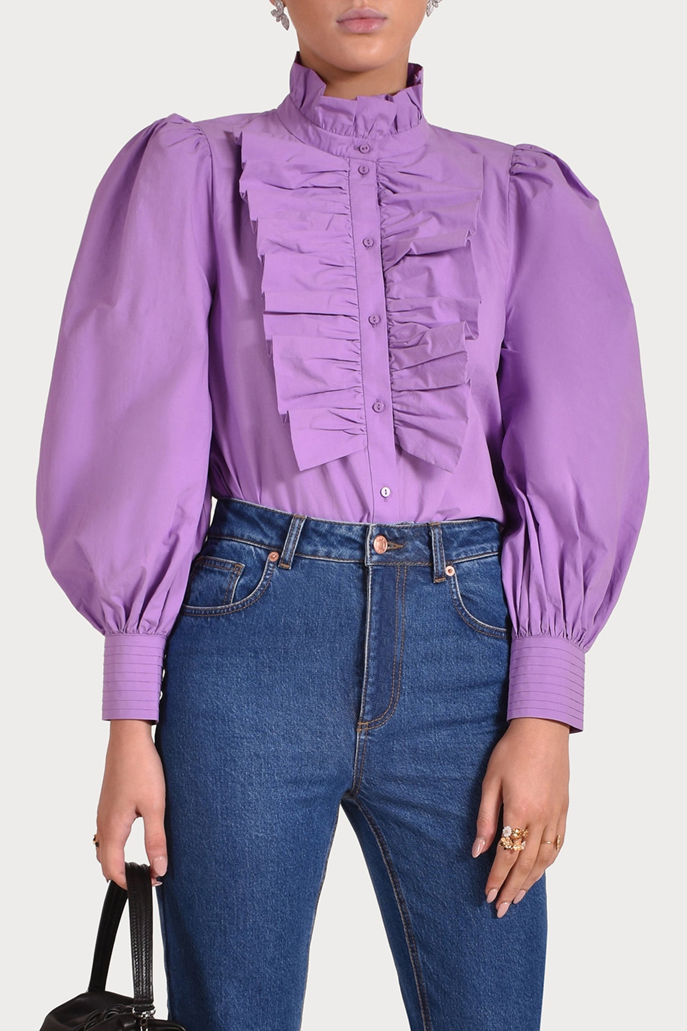 Husk FLEUR TOP - Violet
