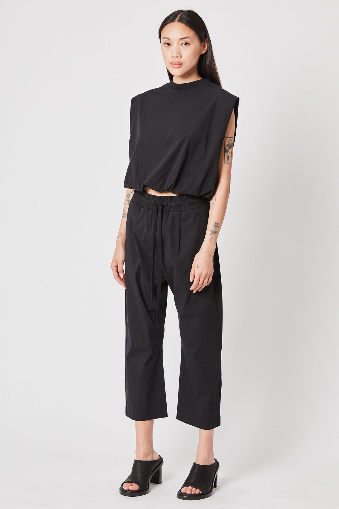 Thom Krom Bubble Blouse - Black