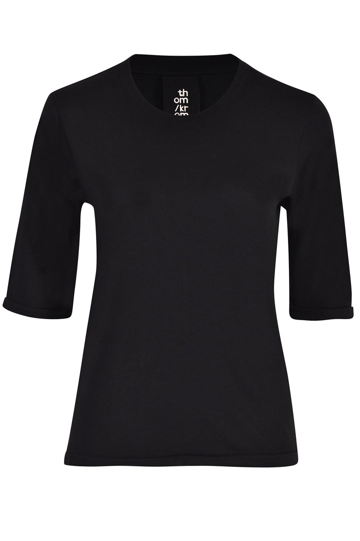 Thom Krom Round Tee - Black