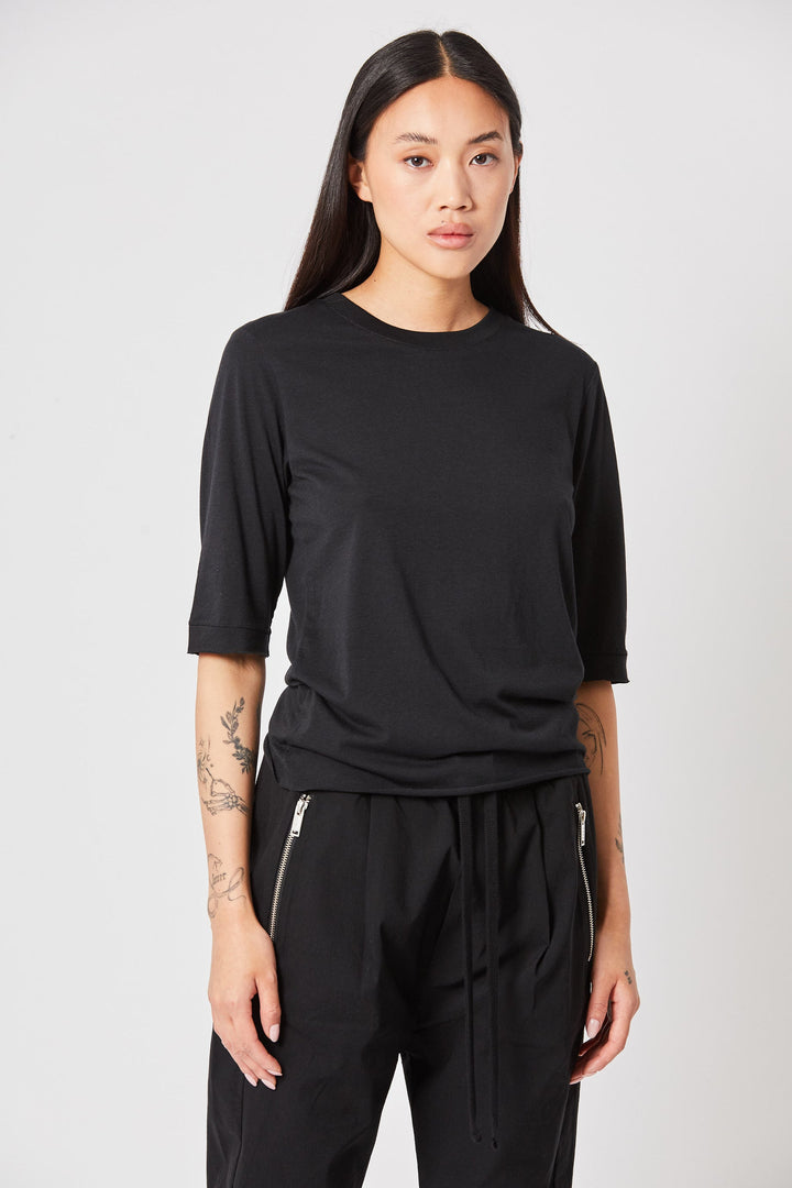 Thom Krom Round Tee - Black