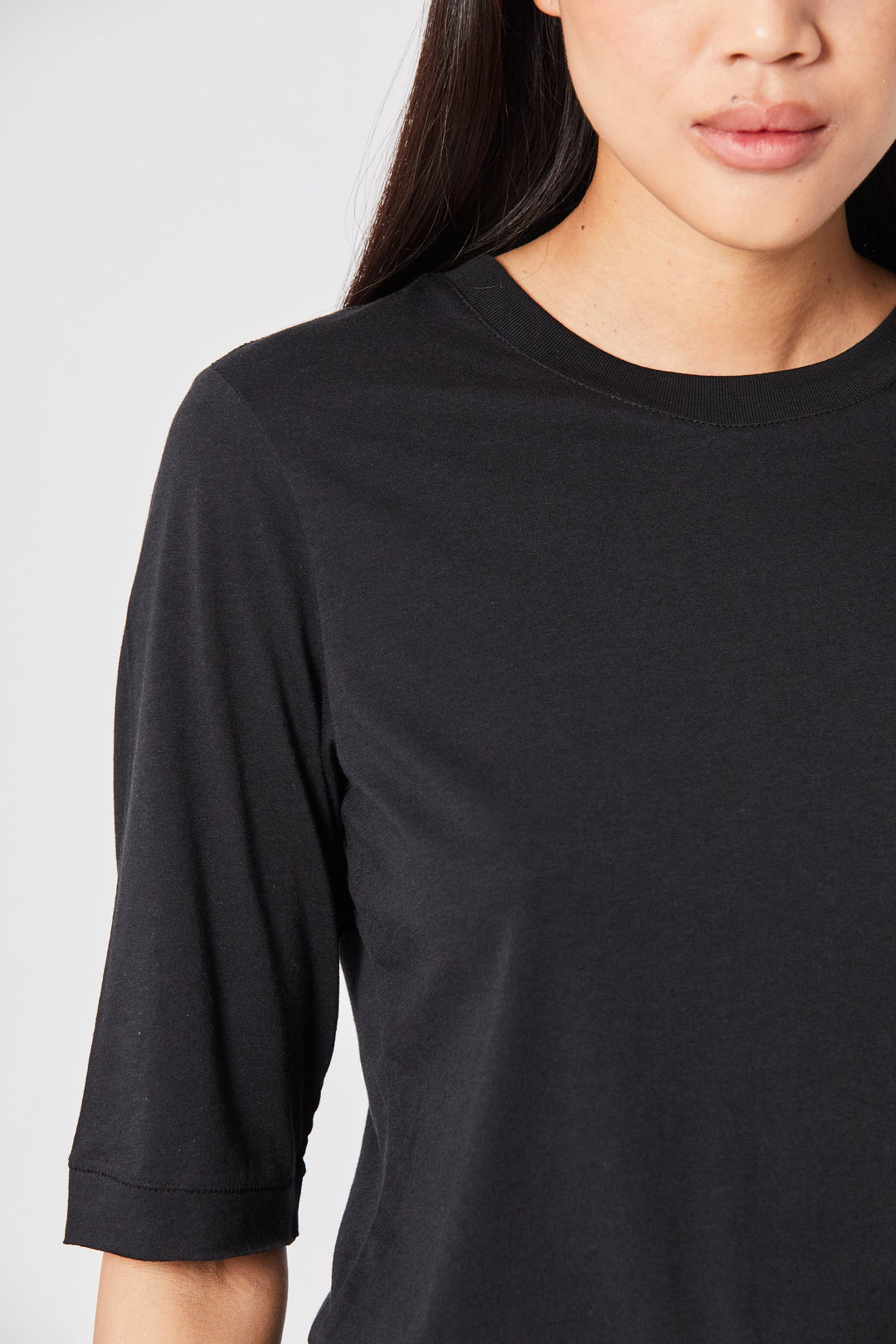 Thom Krom Round Tee - Black