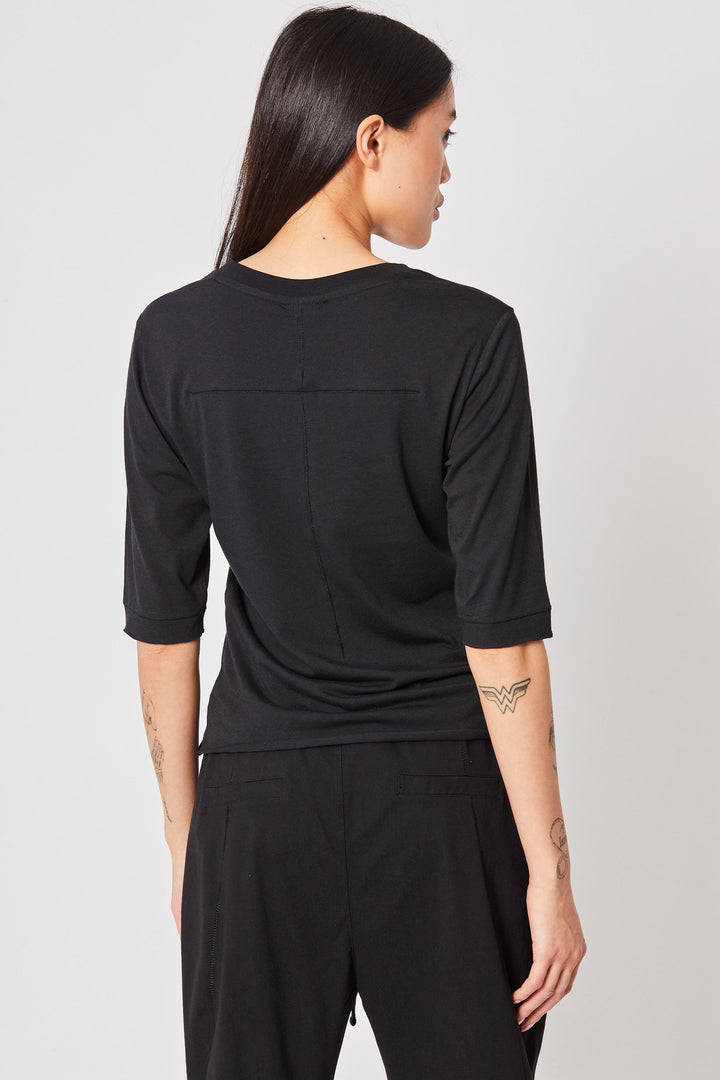 Thom Krom Round Tee - Black