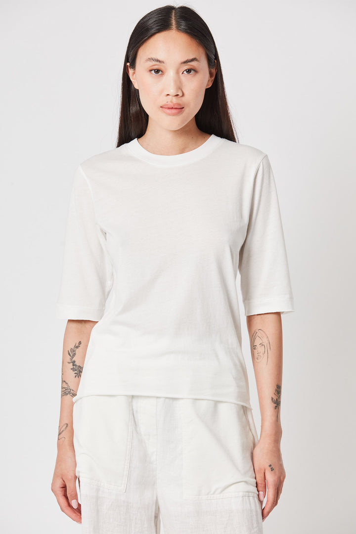 Thom Krom Round Tee - White