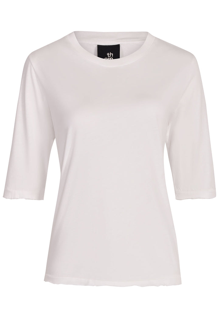 Thom Krom Round Tee - White