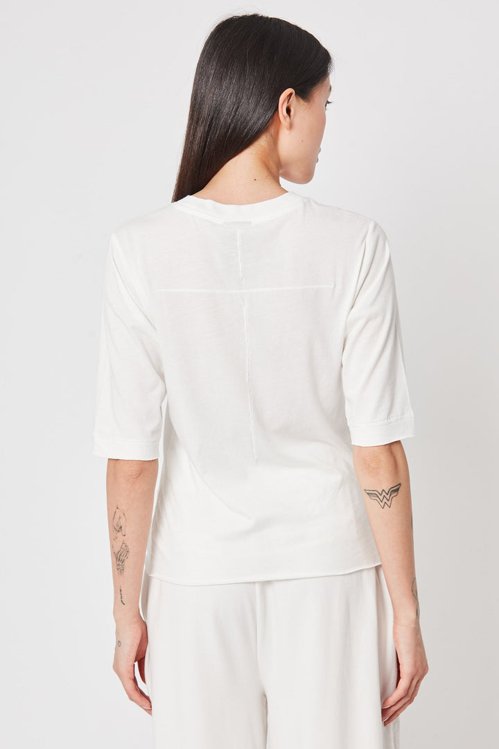 Thom Krom Round Tee - White