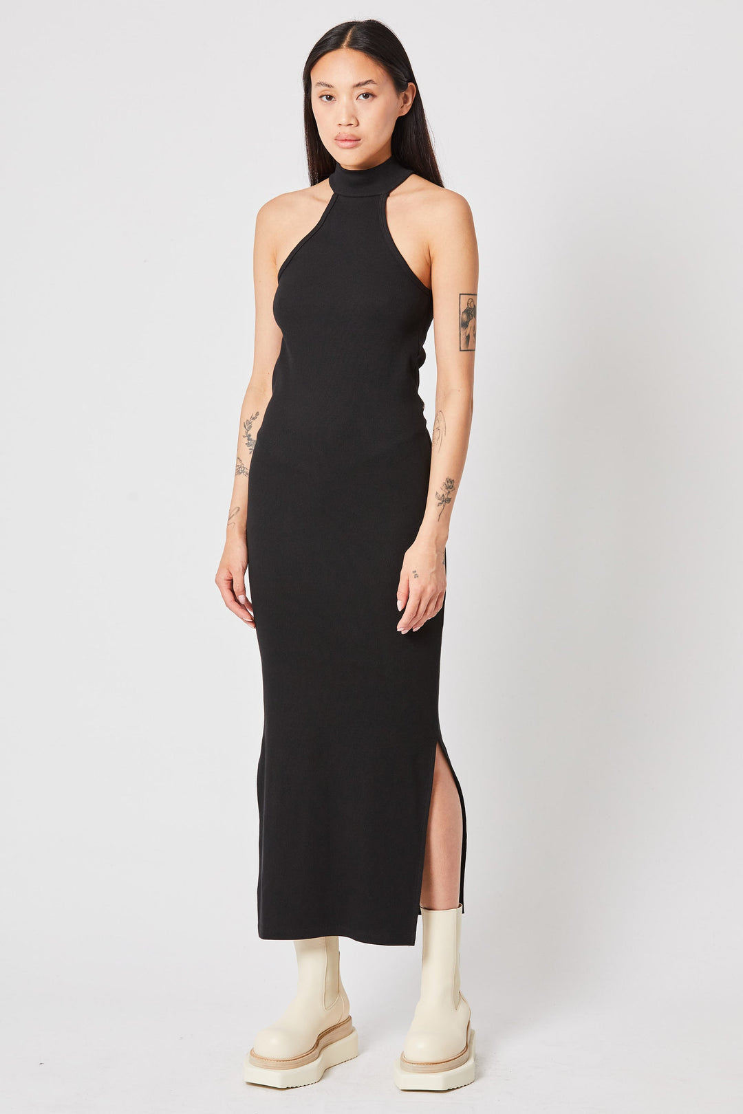 Thom Krom Scoop Dress - Black