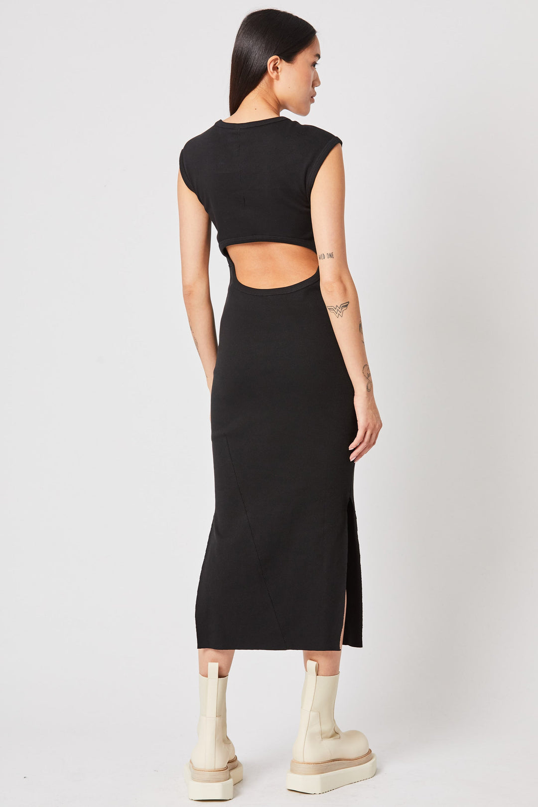 Thom Krom Cut Dress - Black